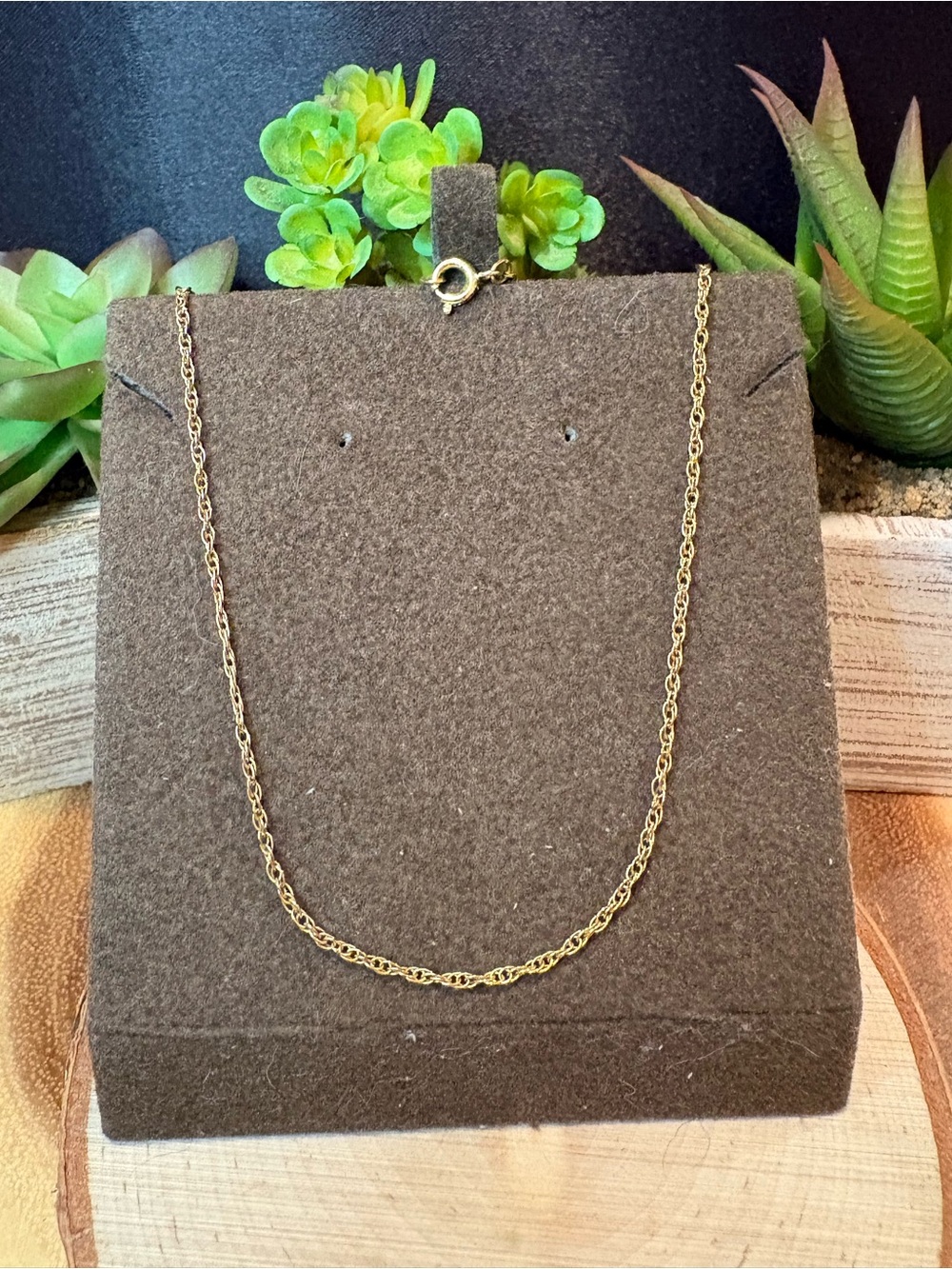 1/20 12KGF Gold Rope Chain Necklace💛